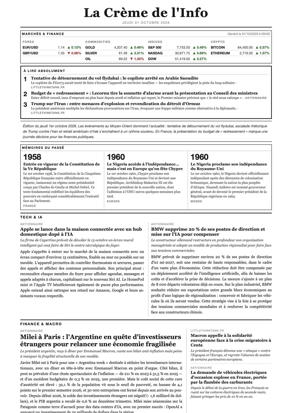 AI Newspaper, illustration 1